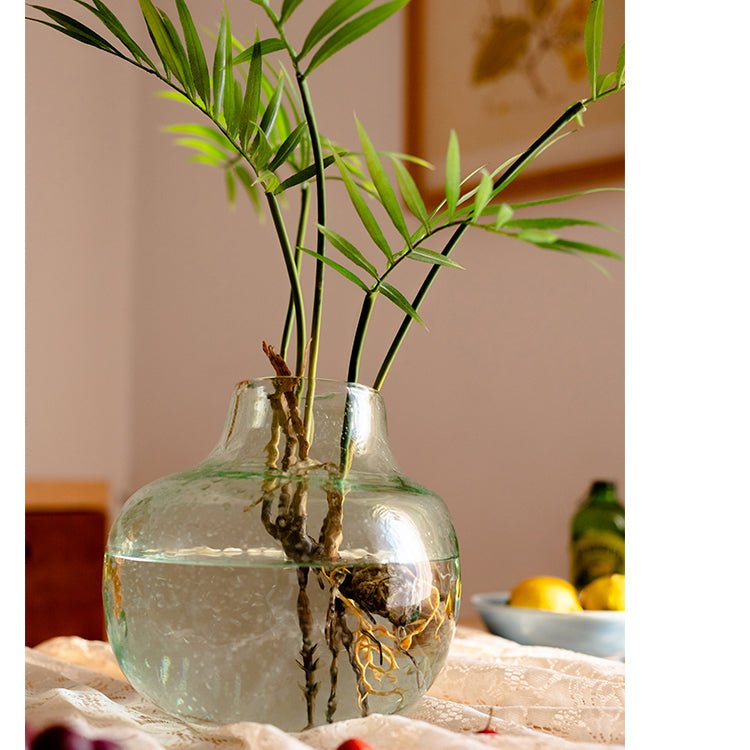Faux Artificial Rooted Bunch Murdannia Leaf 23" Tall - RusticReach