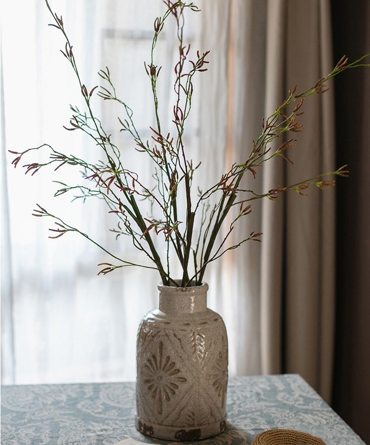 Artificial Japanese Zen Style Sedge Faux Stem 51.9" Tall - RusticReach