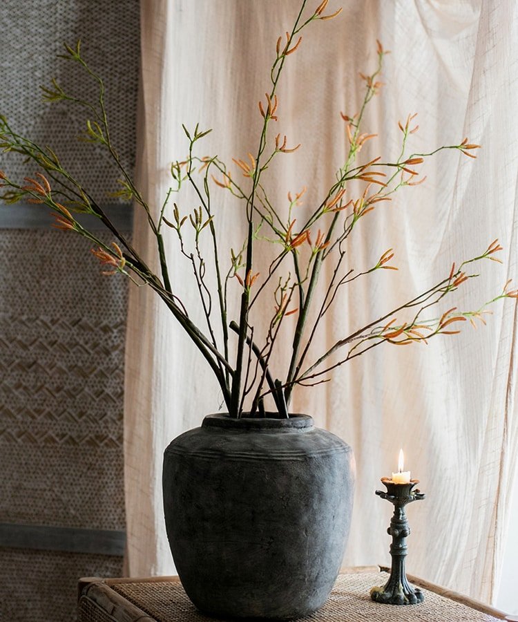 Artificial Japanese Zen Style Sedge Faux Stem 51.9" Tall - RusticReach