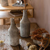 Small Opening Rough Textured Dried Flower Vase - RusticReach