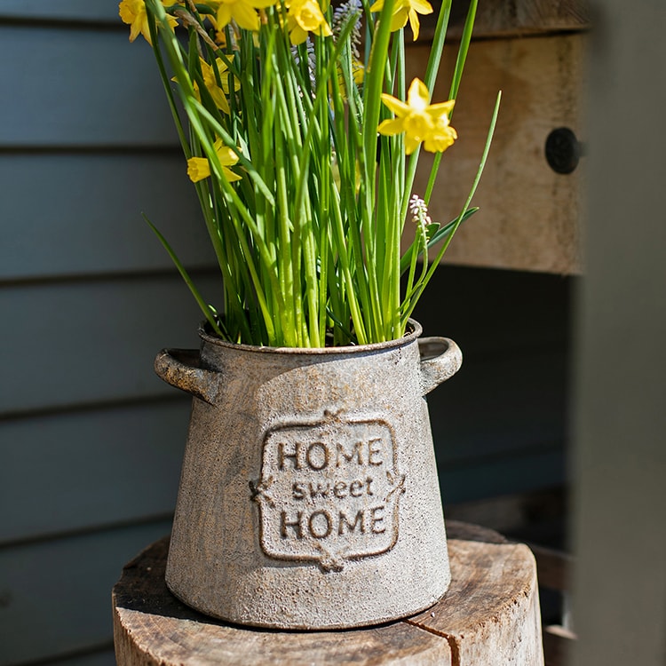 Restoration Sweet Home Flower Pot