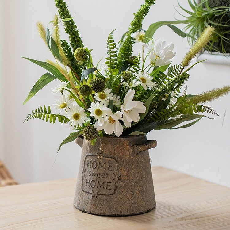 Restoration Sweet Home Flower Pot - RusticReach