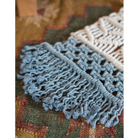 Knotted Wall Tapestry Blue