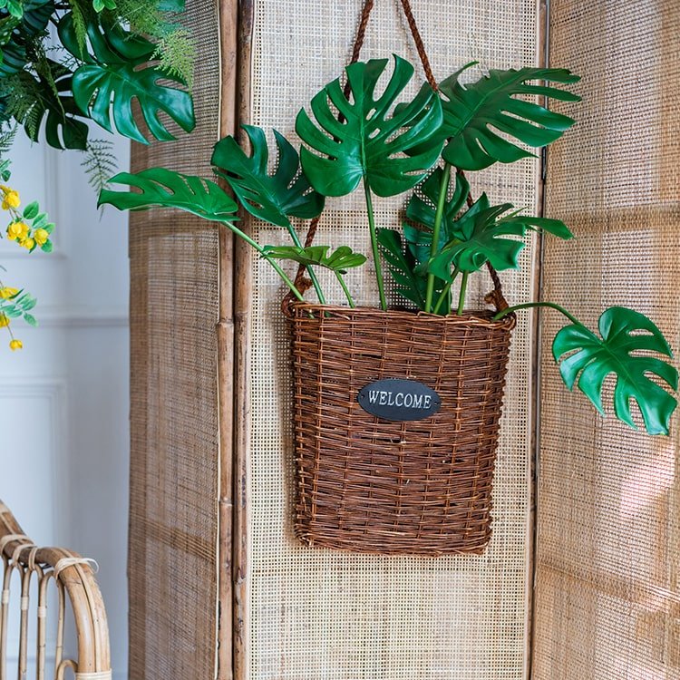 Artificial Faux Real Touch Turtle Leaf Stem Bunch - RusticReach