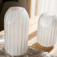Glass Vase Snow Mountain Hand Blown Glass Vase