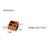 Solid Wood Desktop Organizer Small Organizer - RusticReach