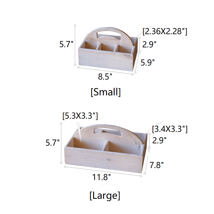 Wooden Desktop Organizer Succulent Planter - RusticReach