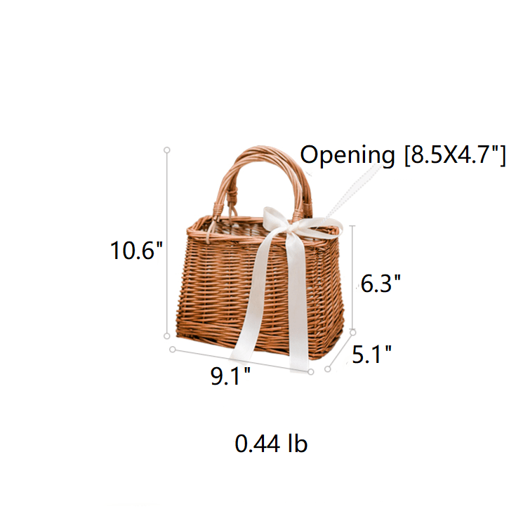 Willow Carry Basket Bag - RusticReach