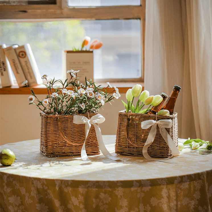 Willow Carry Basket Bag - RusticReach