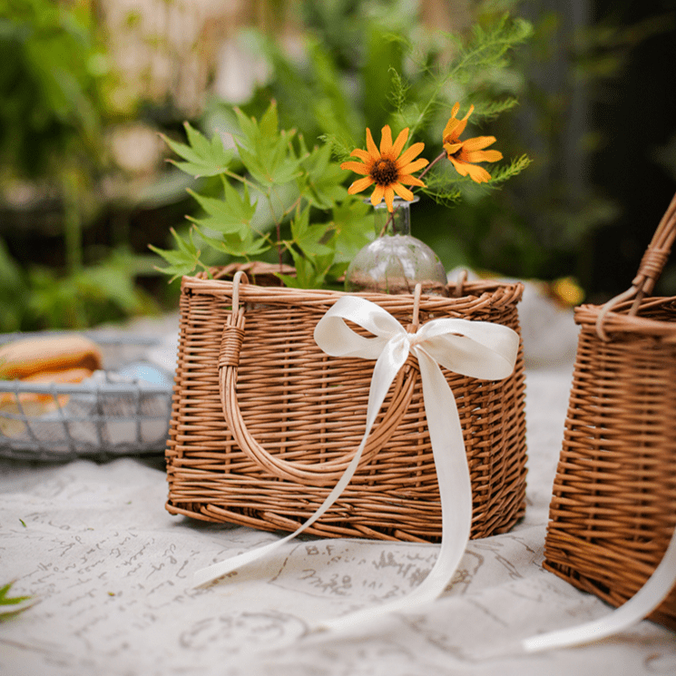 Willow Carry Basket Bag - RusticReach