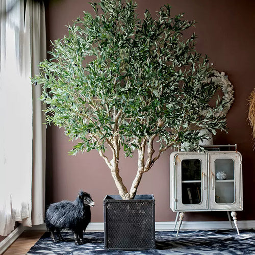 Extra Large Artificial Olive Tree 90 Tall – RusticReach