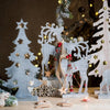 Christmas Desktop Decoration Figurines in Wood - RusticReach