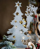 Christmas Desktop Decoration Figurines in Wood - RusticReach