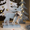 Christmas Desktop Decoration Figurines in Wood - RusticReach
