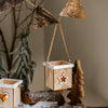 Christmas Tree Wood Box Candle Holder Ornament Randomly Picked - RusticReach
