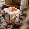 Christmas Tree Wood Box Candle Holder Ornament Randomly Picked - RusticReach
