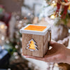 Christmas Tree Wood Box Candle Holder Ornament Randomly Picked - RusticReach