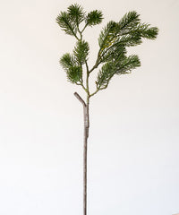 Faux Christmas Artificial Pine Needle Stem 33.1" Tall