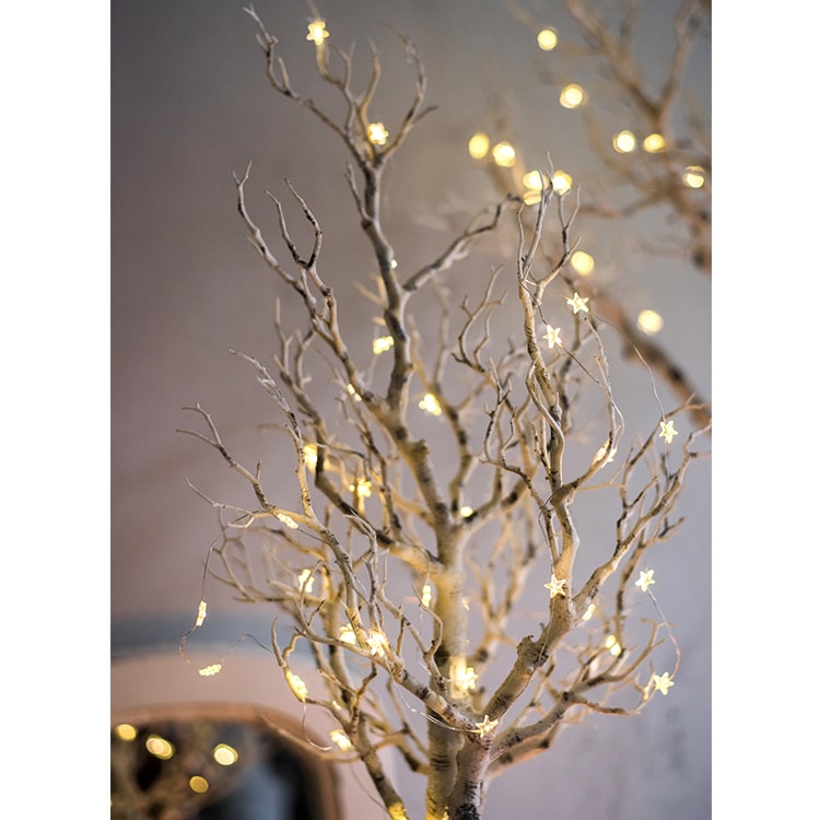 Christmas Withered White Christmas Tree Faux