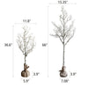 Christmas Withered White Christmas Tree Faux - RusticReach