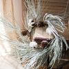 Christmas Faux Snow Pine Needle Wreath or Vine - RusticReach