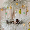 Christmas Faux Snow Pine Needle Wreath or Vine - RusticReach