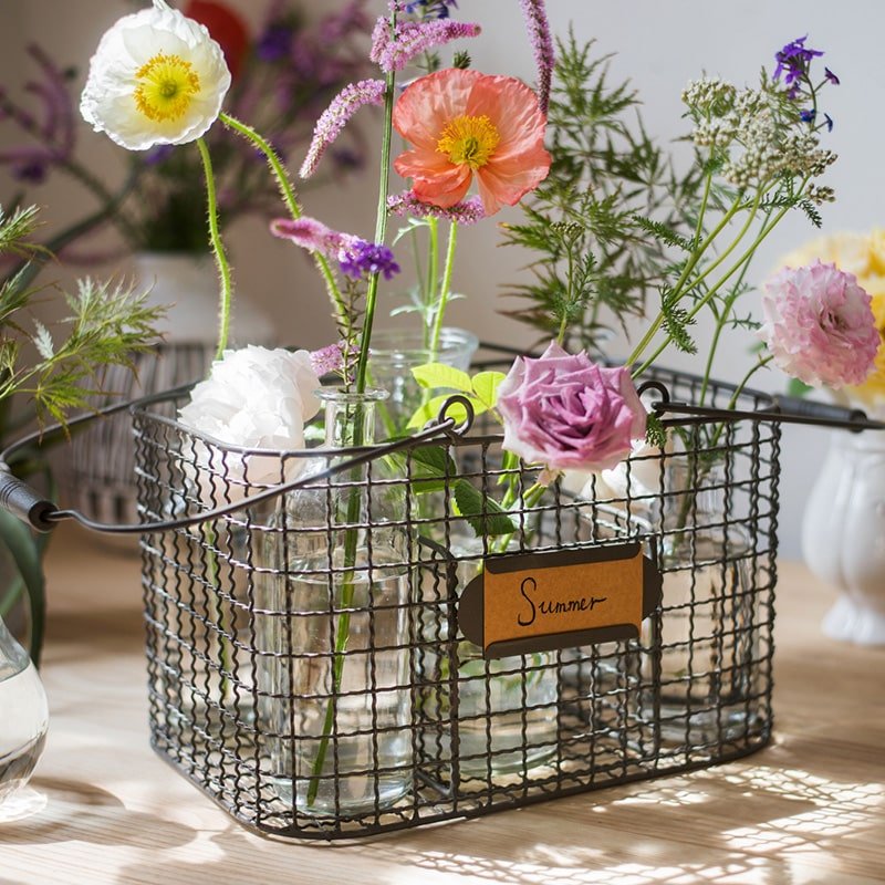 Zakka Multifunctional Wire Organizer Basket - RusticReach