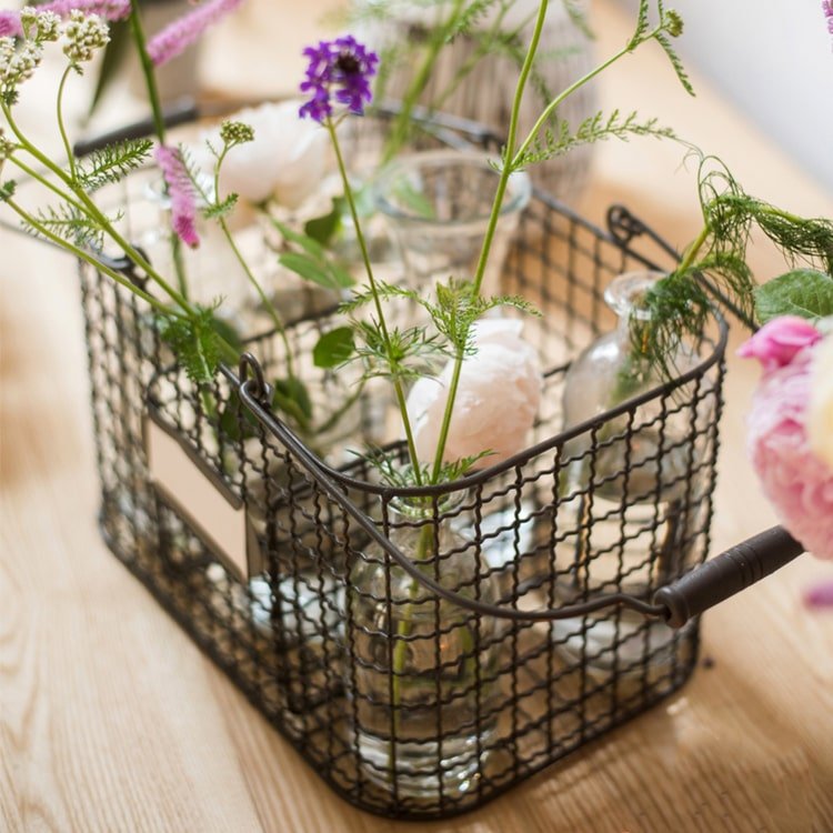 Zakka Multifunctional Wire Organizer Basket - RusticReach