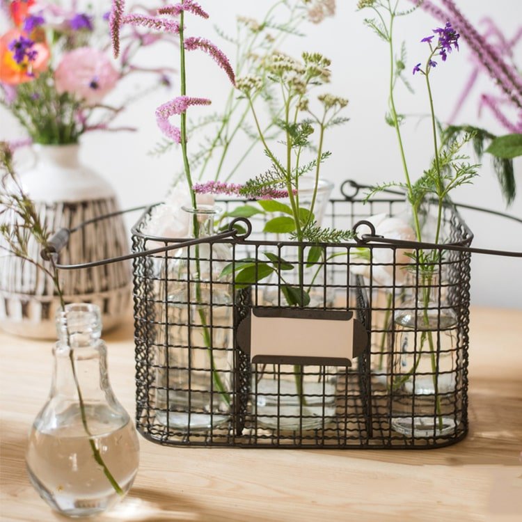 Zakka Multifunctional Wire Organizer Basket - RusticReach