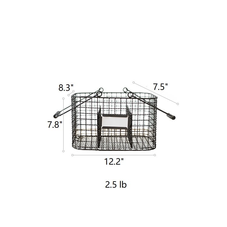 Zakka Multifunctional Wire Organizer Basket - RusticReach