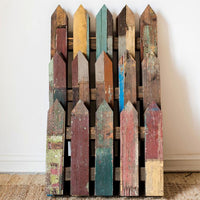 Antique Colored Solid Wood Fence Stage Decoration Props RusticReach 