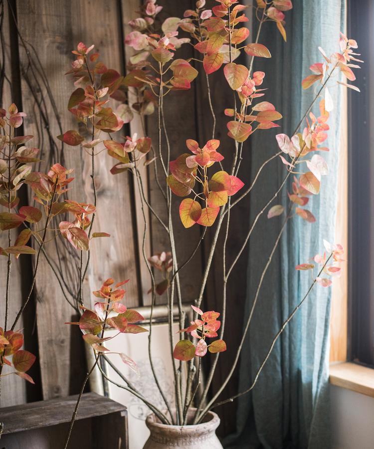 Artificial Silk Bauhinia Tree In Pot - RusticReach