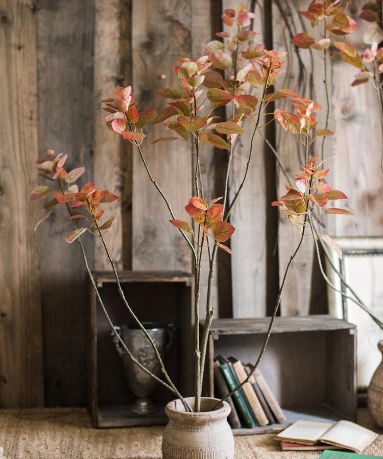 Artificial Silk Bauhinia Tree In Pot - RusticReach