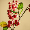Artificial Fruit Berry Stems in Various Colors 31" Tall Silk Plant - RusticReach