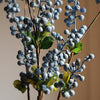 Artificial Fruit Berry Stems in Various Colors 31" Tall Silk Plant - RusticReach