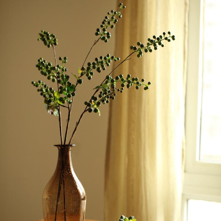Artificial Fruit Berry Stems in Various Colors 31" Tall Silk Plant - RusticReach