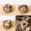 Artificial Bird Nest Ornament Randomly Picked Set of 2 - RusticReach