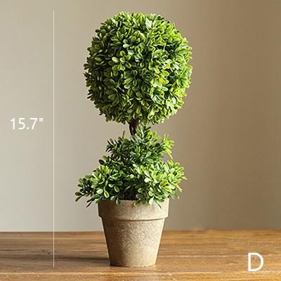 Artificial Faux Boxwood Topiary in Various Designs - RusticReach