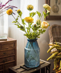 Artificial Flower Buttercup Flower Stem 28" Tall - RusticReach