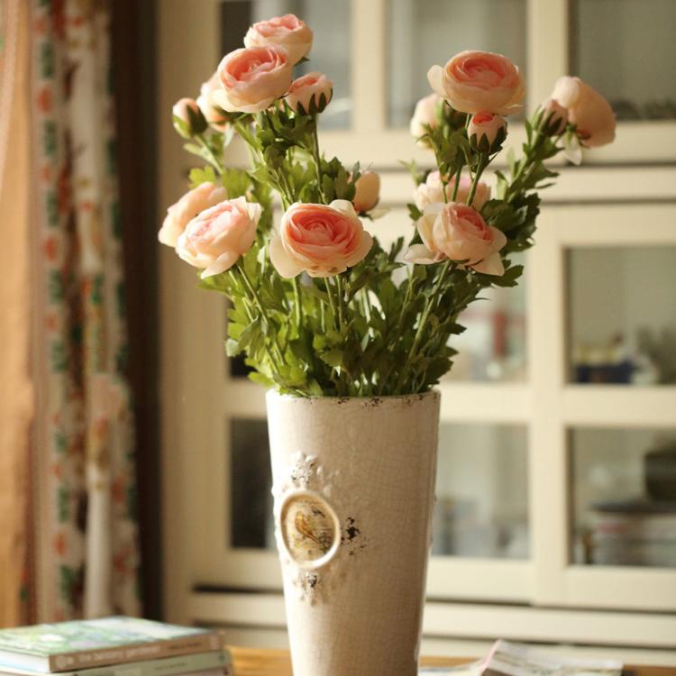 Artificial Flower Buttercup Flower Stem 28" Tall - RusticReach