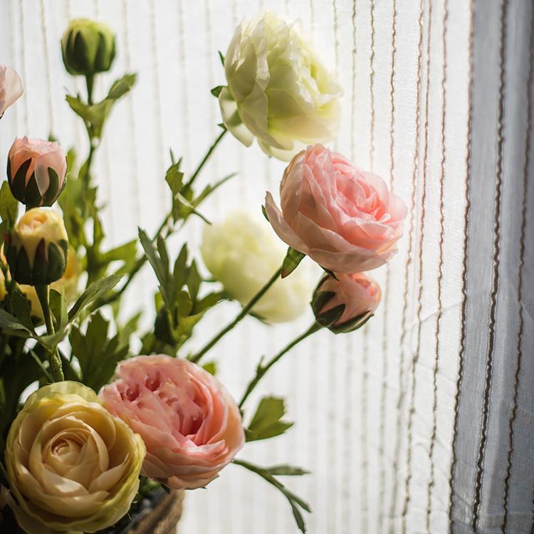 Artificial Flower Buttercup Flower Stem 28" Tall - RusticReach