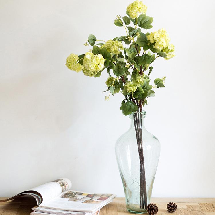 Artificial Flower Hydrangea Double Bloom 31" Tall - RusticReach