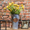 Faux Silk Artificial Flower Pompom Stem 28" Tall - RusticReach
