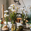 Artificial Silk Real Touch Daffodil Flower Bonsai - RusticReach