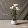 Artificial Silk Real Touch Daffodil Flower Bonsai - RusticReach