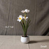 Artificial Silk Real Touch Daffodil Flower Bonsai - RusticReach
