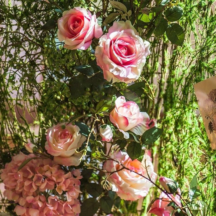 Artificial Flower Screen in Various Designs 40" Tall RusticReach