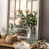 Faux Artificial Flower Silk 4 Rose Bloom Stem in Champagne Color 31" Tall - RusticReach