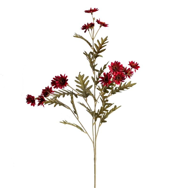 Faux Silk Artificial Flower Chrysanthemum Stem in Various Colors 34" Tall - RusticReach