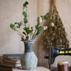 Artificial Fruit Rose Hip Stem in Green 20" Tall Silk Plant - RusticReach